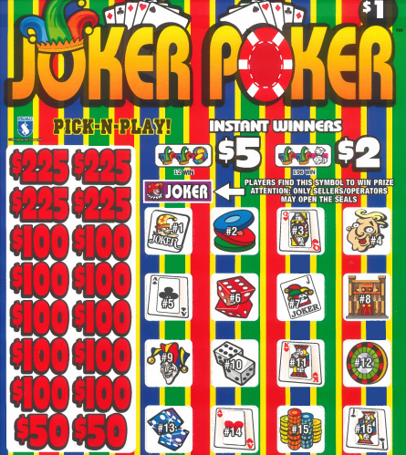 $1 Joker Poker Window Game 7351P  78.59% Payout