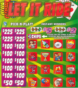 $1 Let It Ride Window Game 7353P  78.59% Payout