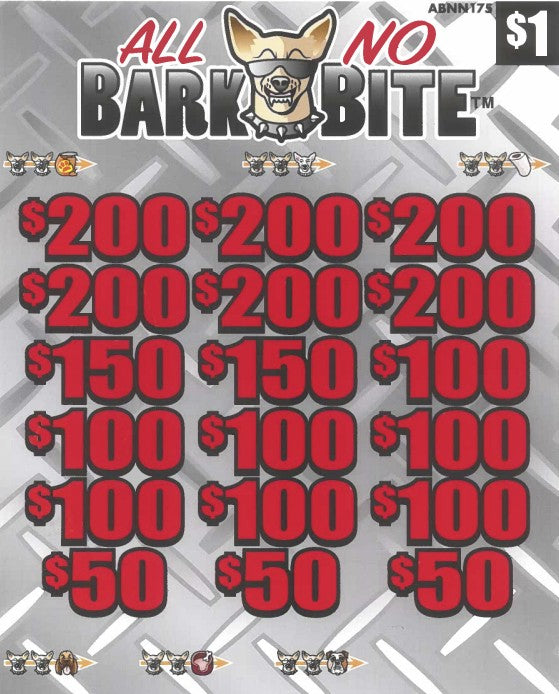 All Bark No Bite  ABNN175  74.18% Payout