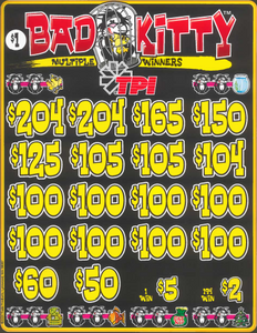 $1 Bad Kitty  7037Q  79% Payout
