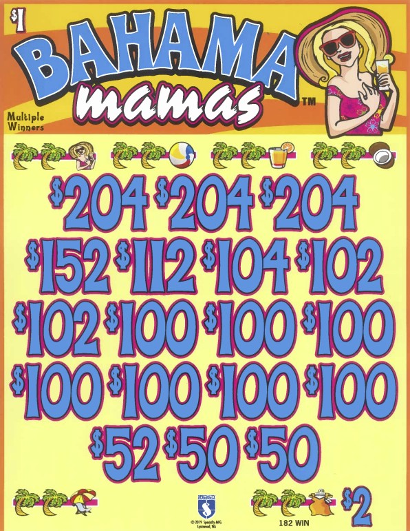 Bahama Mamas   7332S  75.95% Payout