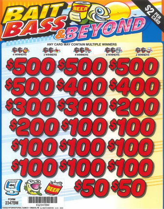 Bait, Bass & Beyond  2347BM  74.9% Payout