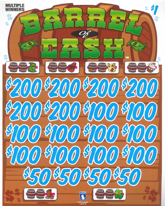 $1 Barrel Of Cash  7369R   75.9% Payout