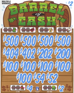 Barrel Of Cash  7376R   74.5% Payout