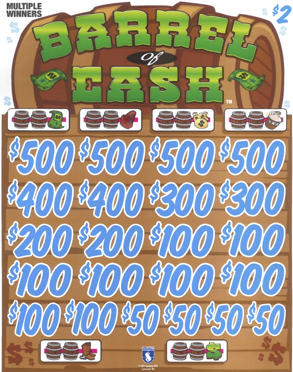 Barrel Of Cash  7371R  75% Payout