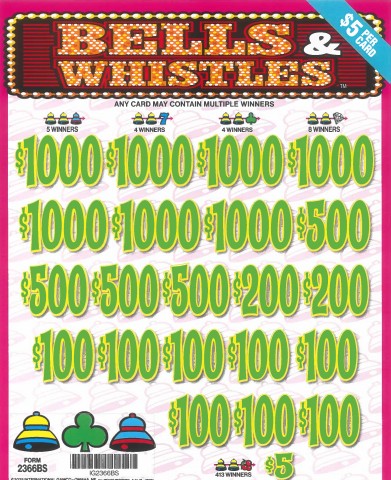 Bells & Whistles  2366BS  77% Payout