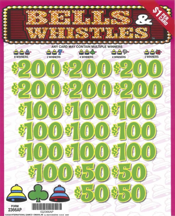 Bells & Whistles 2366AP 75.35% Payout