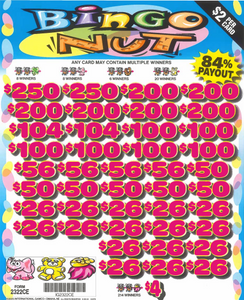 Bingo Nut 2322CE 84.5% Payout