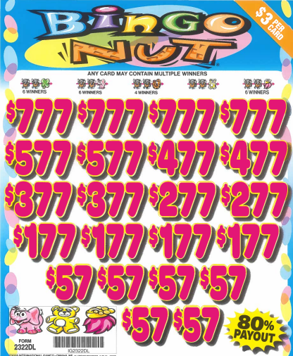 Bingo Nut  2322DL  80% Payout