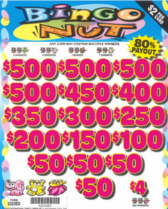 Bingo Nut  2322ED 80.57% Payout