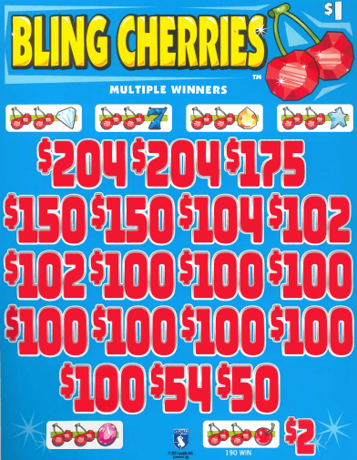$1 Bling Cherries  7862Q  79.33% Payout