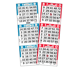 3-On-V Bingo Paper