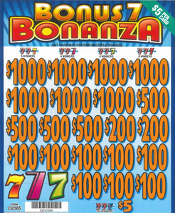 Bonus 7 Bonanza   2305BS  77% Payout