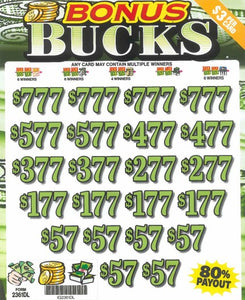 Bonus Bucks  2361DL  80% Payout