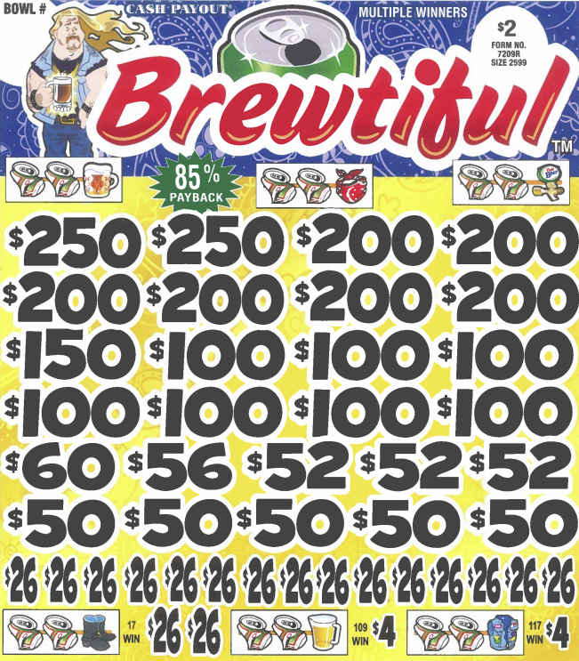 Brewtiful  7209R  85% Payout