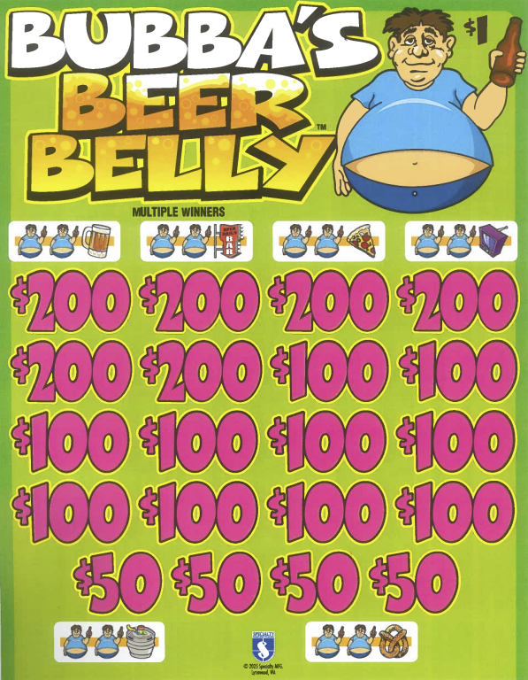 Bubba's Beer Belly  7045S   75.9% Payout