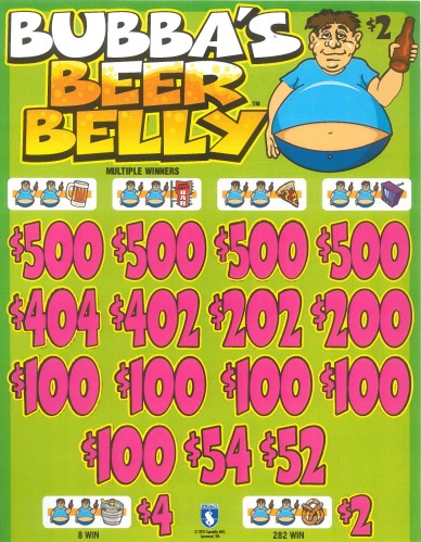 Bubba's Beer Belly   7051S   74.5% Payout