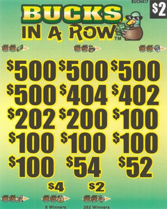 Bucks In A Row  BUCN417    74.7% Payout
