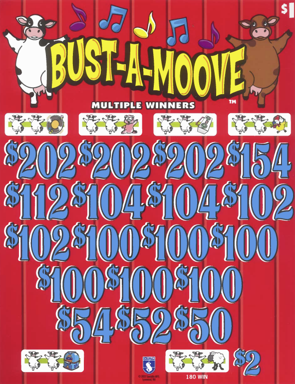 $2 Bust-A-Moove  7871Q    75.95% Payout