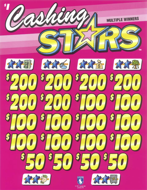 Cashing Stars  7765R   75.9% Payout