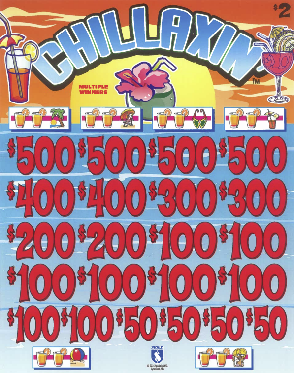 Chillaxin   7381R  75% Payout