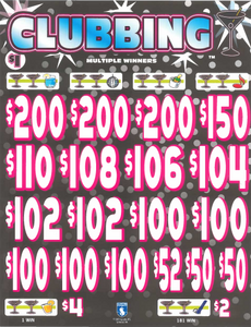 Clubbing  7096L  75.95% Payout