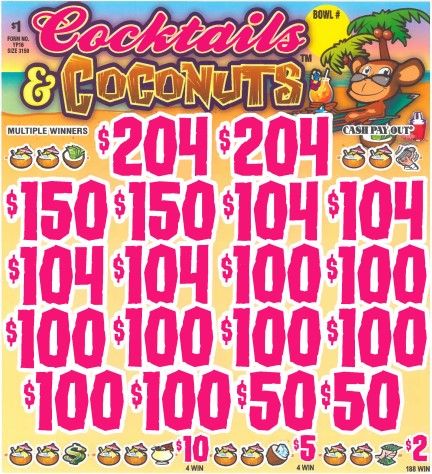 Cocktails & Coconuts  YP16  77.87% Payout