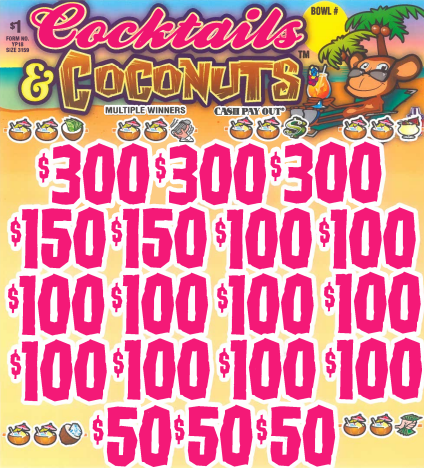 Cocktails & Coconuts YP18  74% Payout