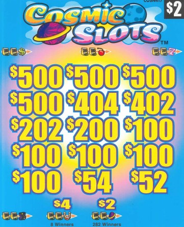 Cosmic Slots  COSN417    74.7% Payout