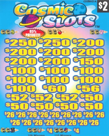 Cosmic Slots  COSN421A  85% Payout