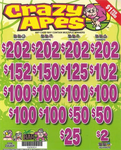 Crazy Apes  2353CH  78.38% Payout