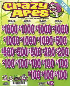 Crazy Apes   2353BS  77% Payout
