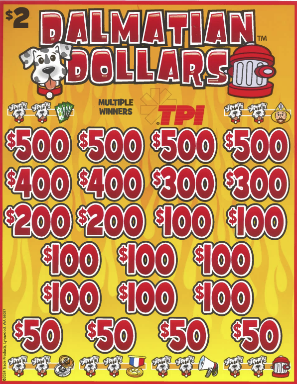 Dalmation Dollars 7592P  75% Payout