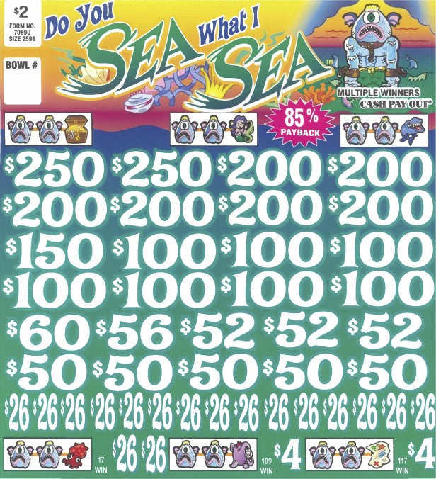 Do You Sea What I Sea   7089U  85% Payout