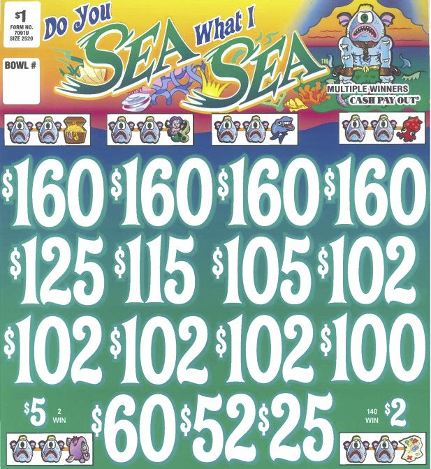Do You Sea What I Sea   7091U  79% Payout