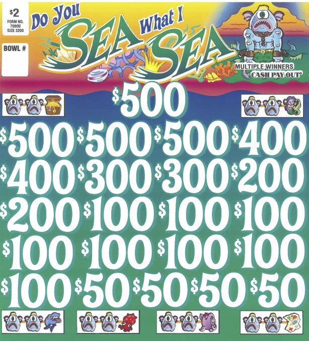 Do You Sea What I Sea   7090U 75% Payout