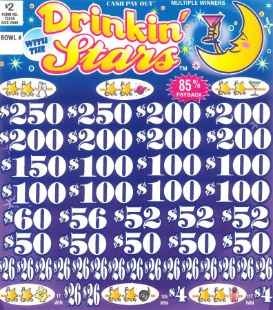 Drinkin' With The Stars  7324S 85% Payout