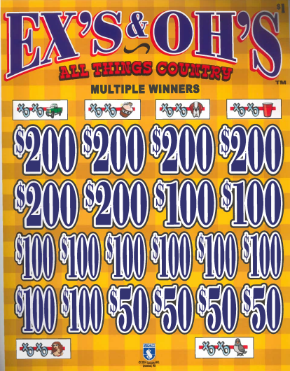 Ex's & Oh's  7584J   75.9% Payout