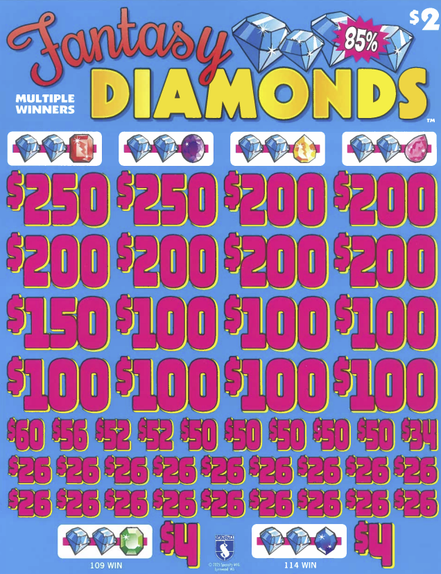 Fantasy Diamonds   7362R   85% Payout