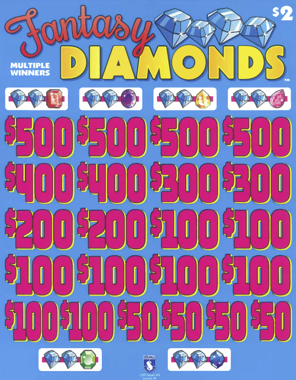 Fantasy Diamonds  7361R  75% Payout