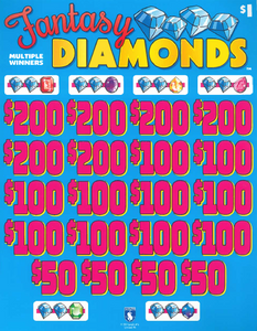 $1 Fantasy Diamonds  7359R   75.9% Payout