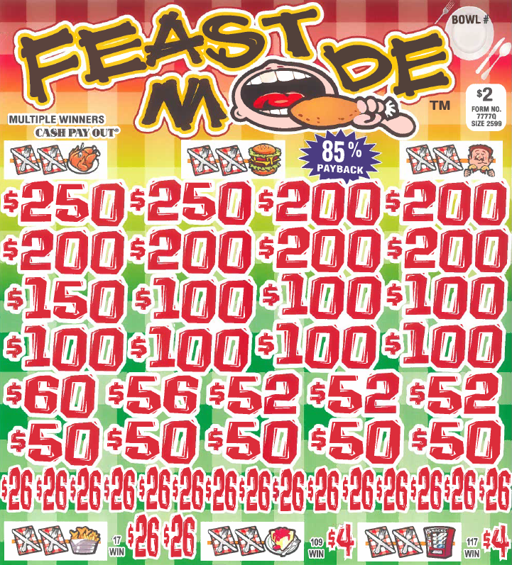 Feast Mode  7777Q  85% Payout