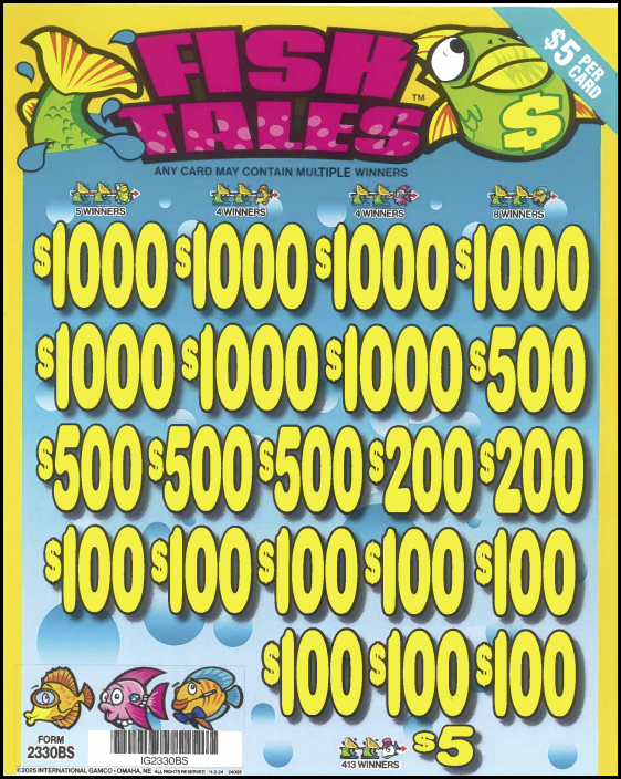 Fish Tales  2330BS  77% Payout