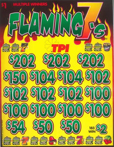 Flamin' 7's  7543L  75.8% Payout