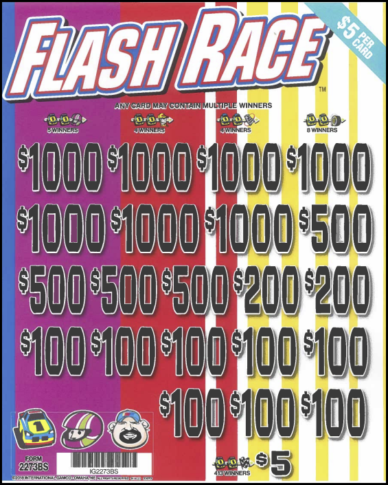Flash Race  2273BS  77% Payout