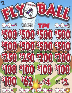$2 Fly Ball 7742P   76% Payout