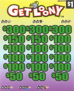 Get Loony  GTLN172  74% Payout