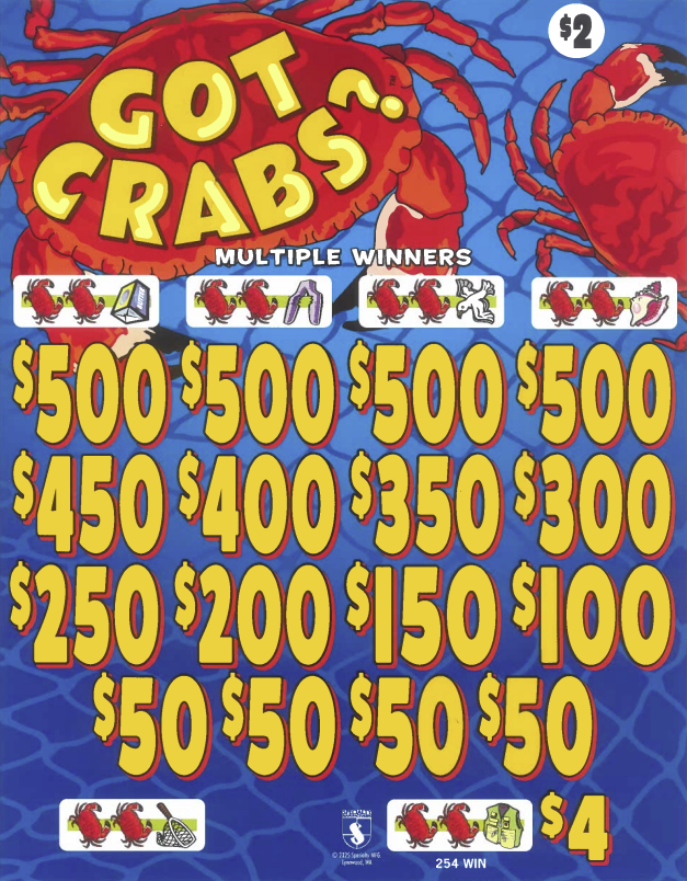 Got Crabs?  7224Q   85% Payout