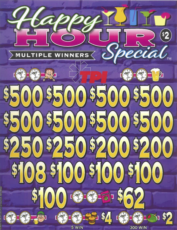 Happy Hour Special 7594R  76% Payout
