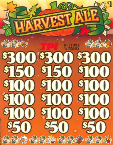 Harvest Ale 7875R  74% Payout